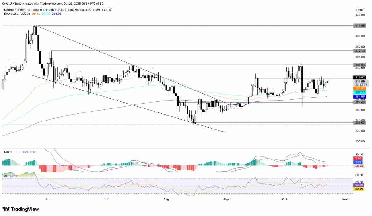 山寨币价格预测:HYPE下降三角突破,BNB,XMR随势反弹