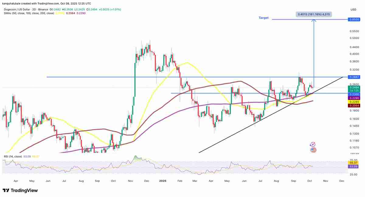 一文详细了解上次该指标亮起绿色时,狗狗币(DOGE)价格上涨了445%