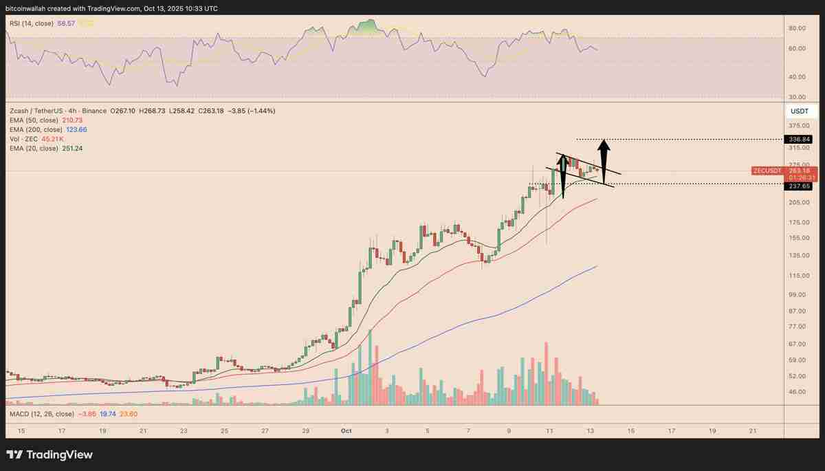 Zcash月度涨幅高达520%:大零币(ZEC)价格上涨行情能否延续?
