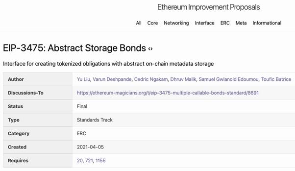 DeFi新资产类别：为什么新标准ERC-3475值得关注？