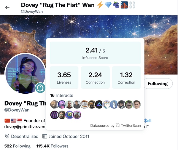 MetaScan：从TwitterScan着手 构建跨Web2-Web3生态版图