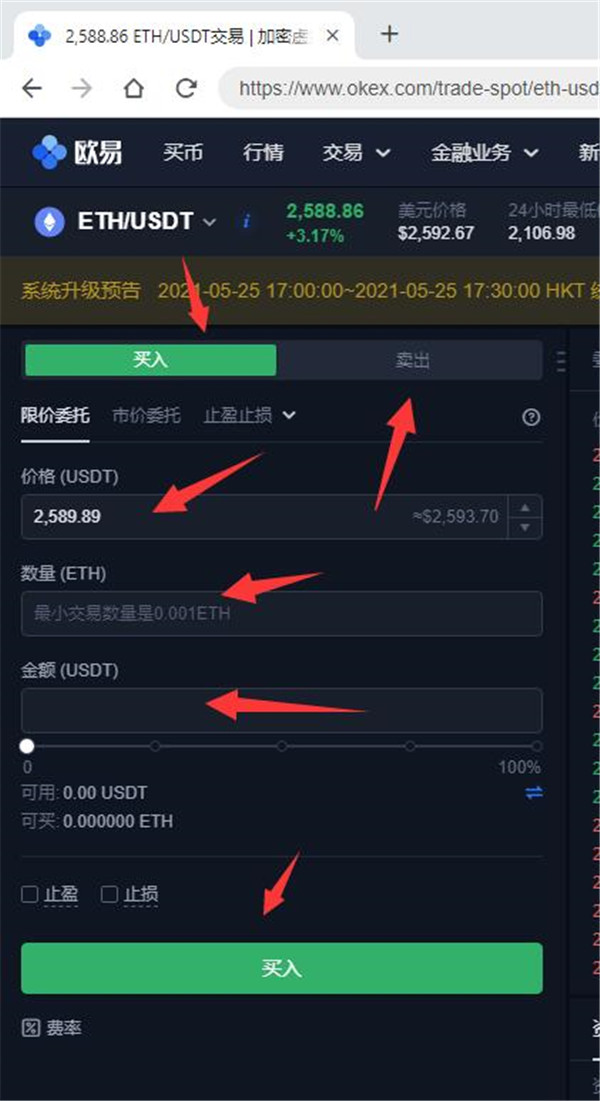 以太坊ETH如何在欧易上交易？-第4张图片-欧易交易所