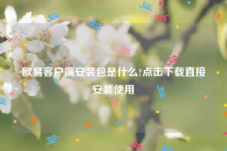 欧意客户端安装包是什么?点击下载直接安装使用
