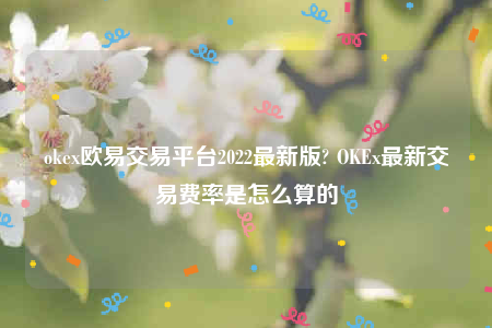 okex欧意交易平台2022最新版? OKEx最新交易费率是怎么算的