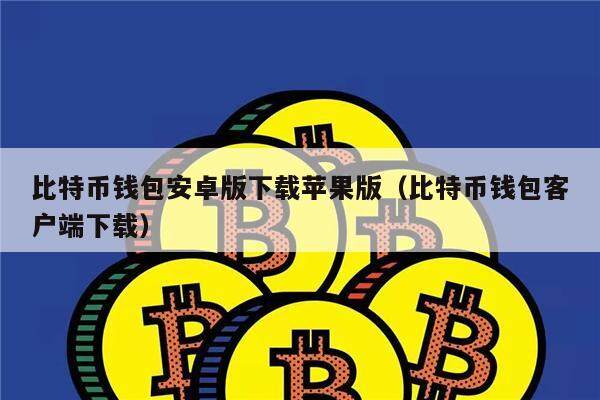 比特币钱包安卓版下载苹果版（比特币钱包客户端下载）1