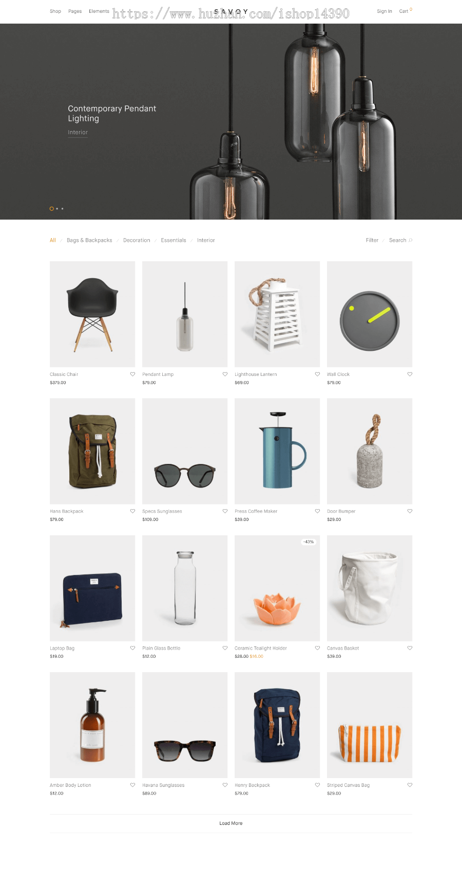 WordPress主题Savoy V2.5.5极简约灰色电商外贸商城的灯具箱包在线网购网站模板源码商业版免费下载