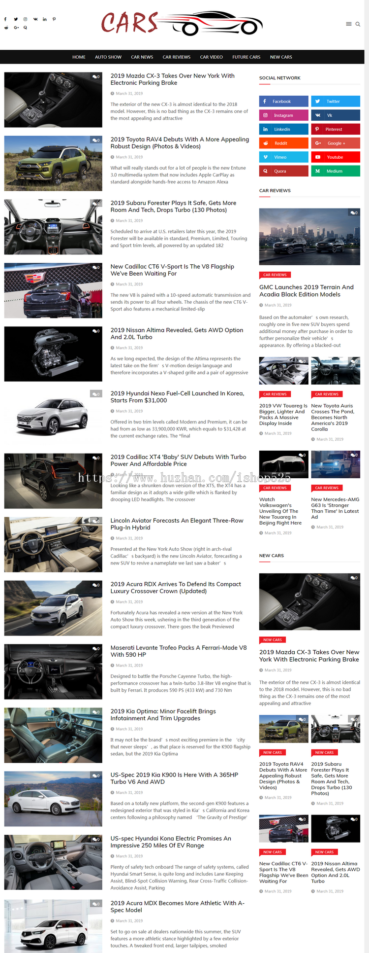 英文国外Lead 广告联盟WordPress主题 汽车新闻资讯整站模板 自动采集软件商业版免费下载