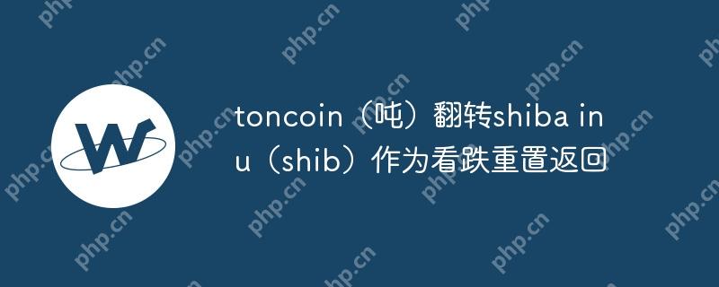 toncoin（吨）翻转shiba inu（shib）作为看跌重置返回