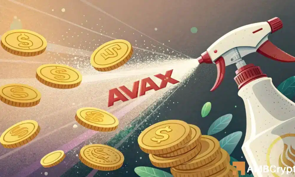 avax记录的价格略有下降1.13％，降至23.66美元