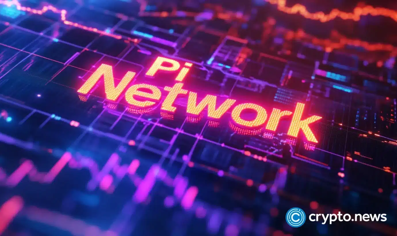 随着销售压力支架，PI网络（PI）从其峰值下降了75％