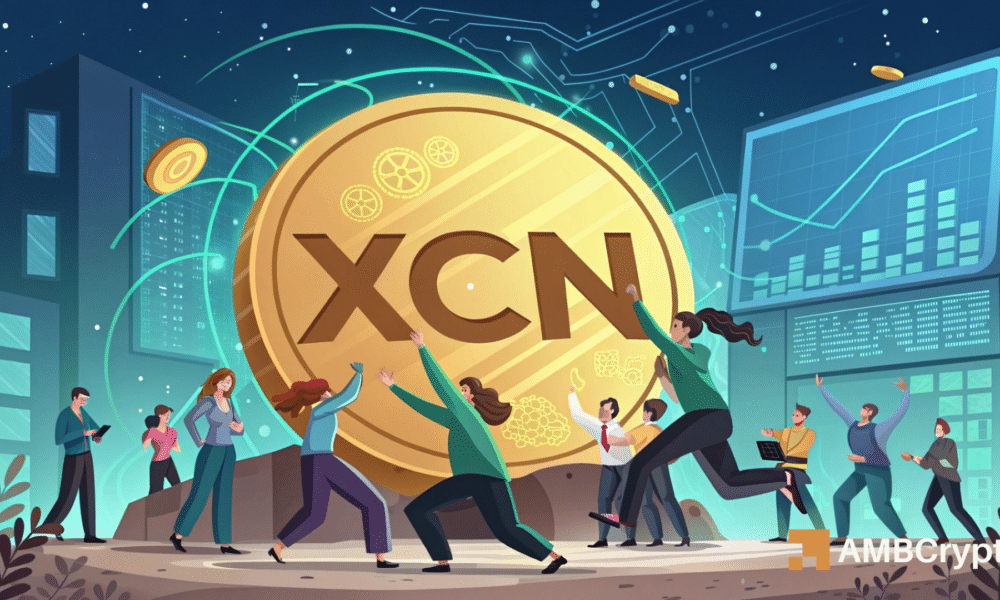 鲸鱼、黑曜石币（XCN）价格：大规模突破即将到来？