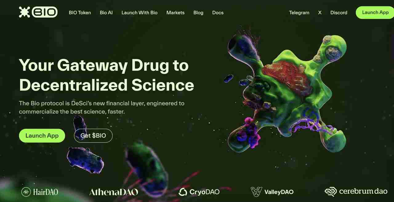 什么是Bio Protocol？ 值得关注的五大DAO介绍
