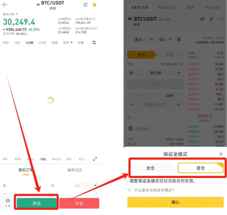 比特币合约的开仓和平仓怎么操作 比特币合约开仓平仓的详细流程