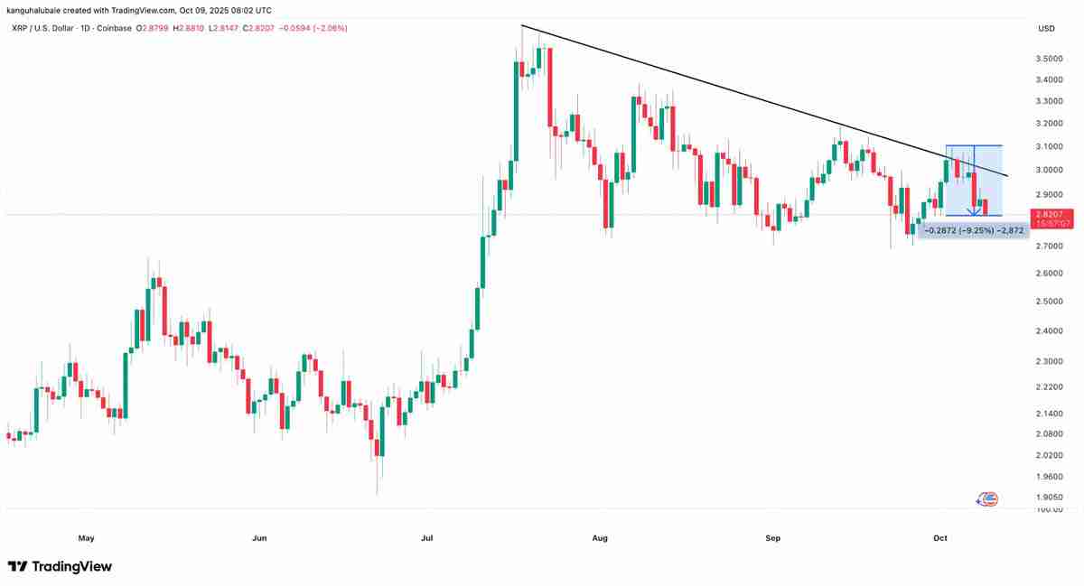 尽管近期出现回调，一文了解瑞波币（XRP）仍形成“最强看涨形态”，目标价指向6美元