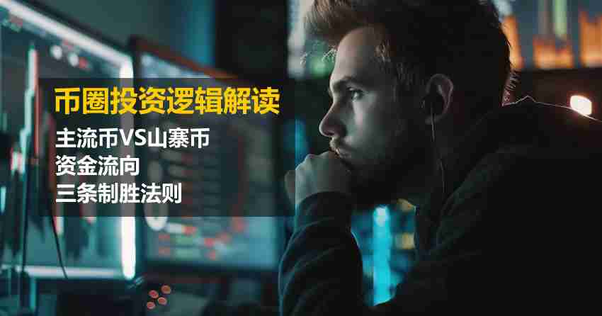 币圈投资逻辑解读：主流币VS山寨币、资金流向、三条制胜法则