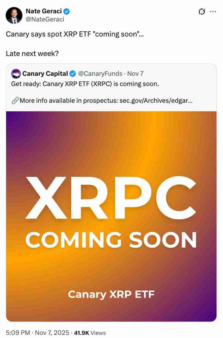 一文了解瑞波币（XRP）因美国政府停摆接近结束、ETF代码登陆DTCC而上涨