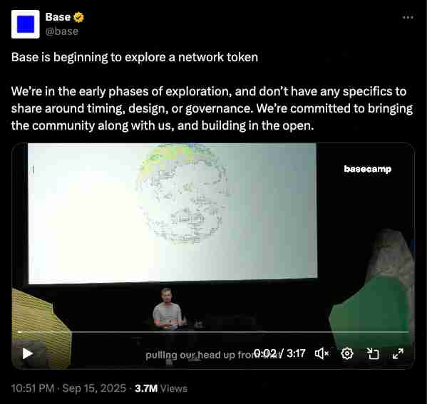 Base探索发币：Layer 2迎来最强竞争者，一文详解